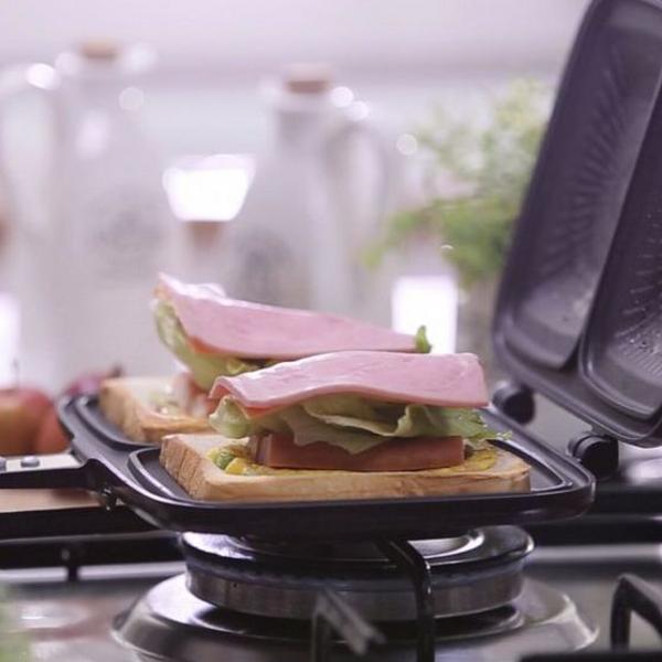 韓國製鈦雙面早午餐鍋