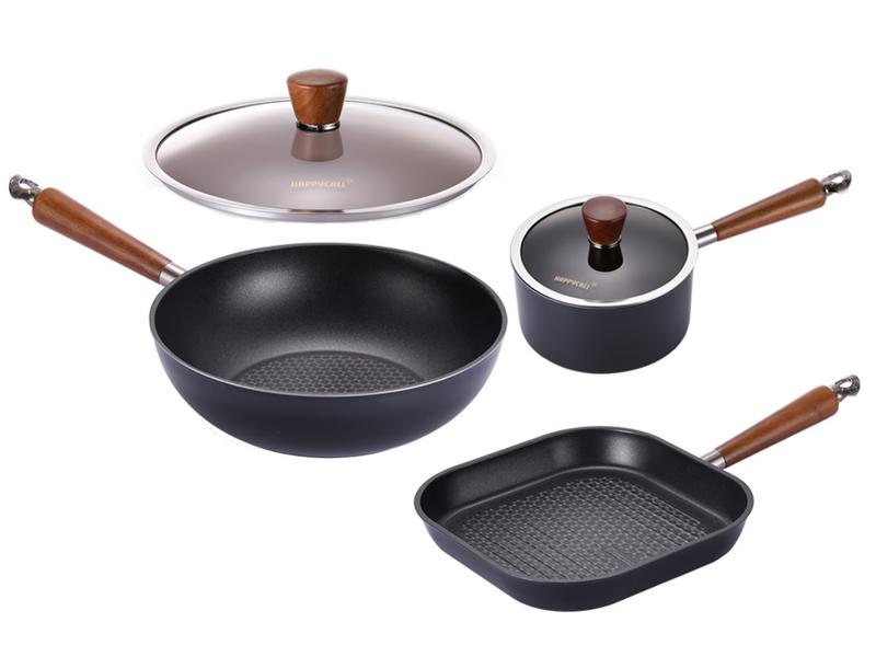 石墨烯 IH 瞬熱不沾鍋具 5 件組