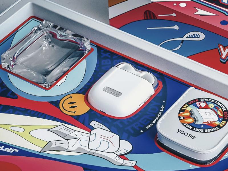 【太空漫遊限定】電動刮鬍刀禮盒組