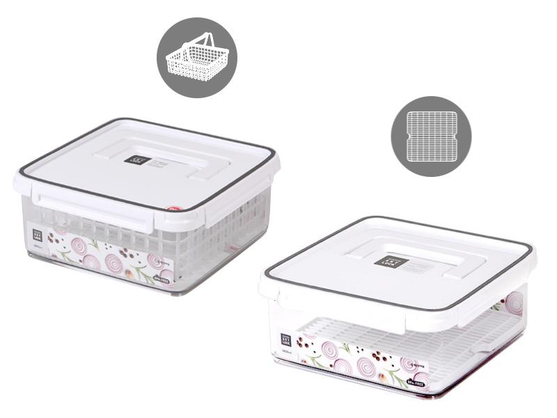 SKYLOCK 密扣保鮮盒 3800ml（兩件組）