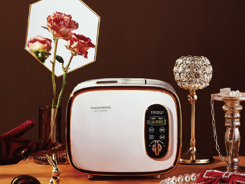 【限時76折】全自動復古美型製麵包機