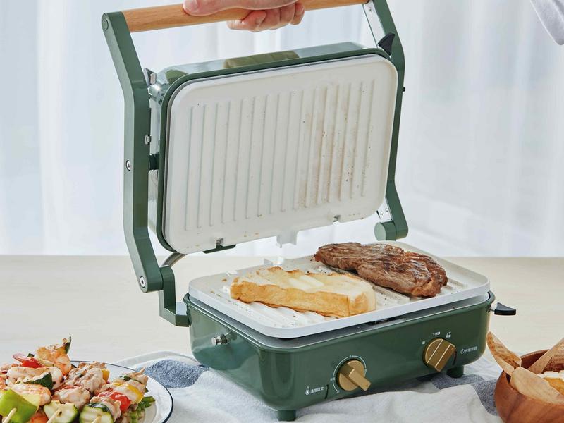 美萃夾心陶瓷爐（含波浪烤盤 x 2）