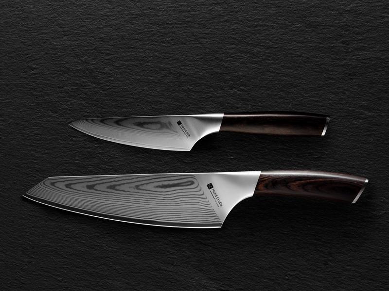 【限時69折】美國 REO 大馬士革主廚雙刀套組 