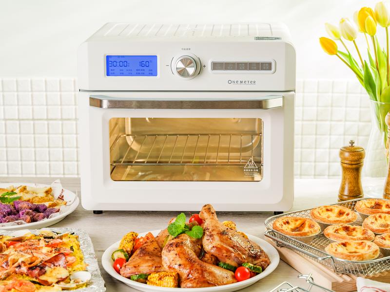 【全平台最低｜限時下殺5折】one-meter 微電腦氣炸烤箱