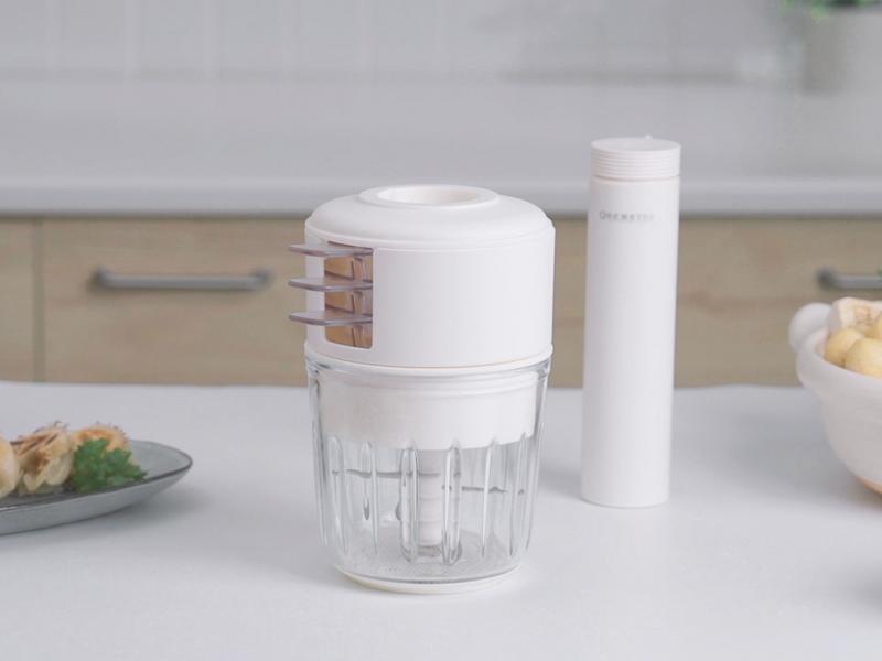 【下殺57折】one-meter 小白佐料機｜美型多碗調理機